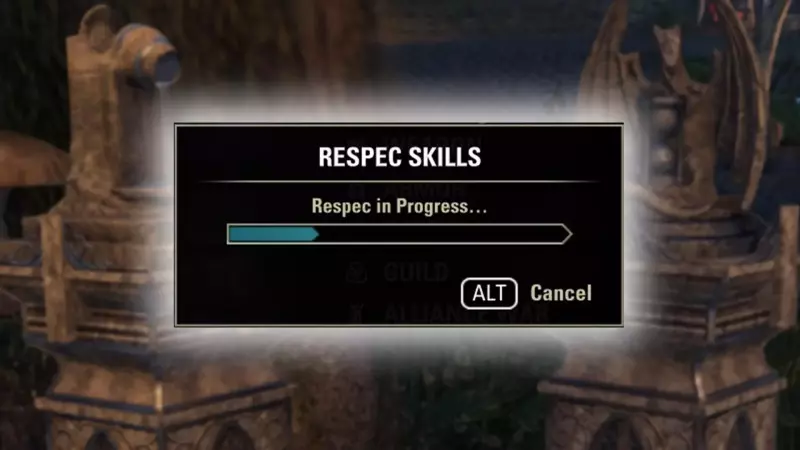 ESO U49 Makes Skill and Attribute Respecs Completely Free