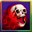 Flame Skull, Onyx and Red icon