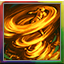 Arktiswind, loderndes Orange icon