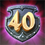 Level 40 Hero icon