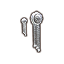 Dangling Triple-Chain Earrings Icon icon