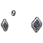 Anneau de nez et d'oreille topaze Icon icon