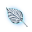 Прессованные серебряные листья icon