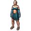 Carnaval Feathered Dancing Dress Icon