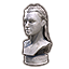 Long Curly Crown Braid Icon icon