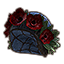 Crimson Garden Flower Hat icon
