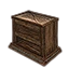 Furniture icon for Чертеж: книжный шкаф высоких эльфов (низкий с крыльями)