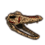 Crâne argonien, crocodile icon