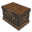 Baúl de Lodazal Lóbrego, forrado en cuero Icon icon