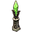 Crystal Sconce, Green icon