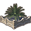 Macetero con plantas de Cárcava, grande cuadrado Icon icon