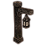 Бретонский столб с фонарем (арочный) icon