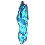 Flèche de cristal bleu icon