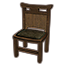 Chaise elfe noire, angle icon