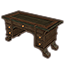 Dunkelelfischer Schreibtisch, auskragend Icon icon