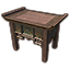 Elsweyr Nightstand, Elegant Wooden Icon icon