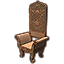 Trono de Elsweyr, elegante de madera icon