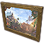 Tableau d'architecture d'Elsweyr, dôme, or Icon icon