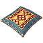 Elsweyr Pillow, Gold-Ruby Throw Icon