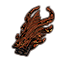 Crâne de drake de feu icon