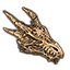 Skull, Dragon Icon icon