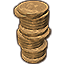Coin Pile, Tall Icon icon