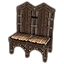 Furniture icon for Орочья скамья со спинкой (остроконечная)