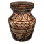Vase rougegarde, laqué icon
