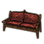Canapé rougegarde, rembourré Icon