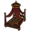 Bett aus Hews Fluch, königlich icon