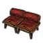 Sofa rougegarde, flamme du désert Icon