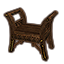 Rothwardonischer Stuhl, ohne Rückenlehne Icon icon