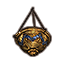 Rothwardonischer Topf, hängend, grell Icon