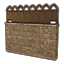 Clôture rougegarde, coiffée de bronze Icon icon