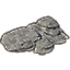Fels, Gabbro-Felsklumpenansammlung Icon