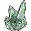 Amethyst Crystals, Teal Cluster Icon icon
