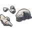 Stones, Coral Cluster Icon icon