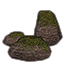 Steine, moosige Ansammlung Icon