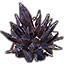 Black Soul Gems, Spiky Cluster Icon icon