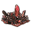 Cristal, grappe écarlate Icon icon