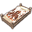 Солитьюдская кровать (простая односпальная с воловьей шкурой) Icon icon