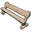Солитьюдская скамья со спинкой (прочная длинная) icon