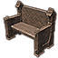 Солитьюдская скамья со спинкой (аристократическая) icon