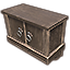 Vitrine aus Einsamkeit, verzierte Wand Icon
