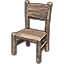 Stuhl aus Einsamkeit, Holz icon