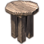 Beistelltisch aus Einsamkeit, rund Icon