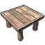 Tisch aus Einsamkeit, quadratisch icon