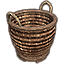 Korb aus Einsamkeit, Weidenholz mit Griffen Icon