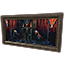 Tableau Le trône du descendant, bois Icon icon