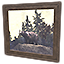 Ursine Wandering Painting, Wood icon